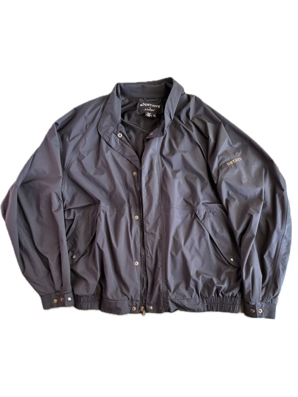 FootJoy DryJoys Men’s Black Full Zip Golf Rain Jacket XXL